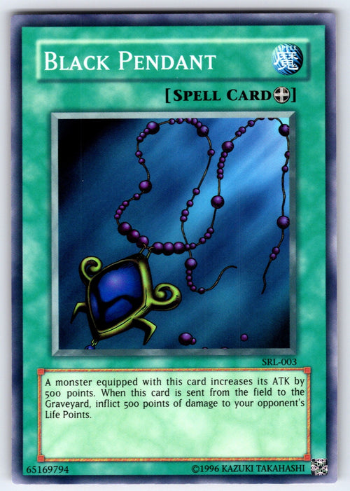 Black Pendant Unlimited Super Rare Spell Ruler SRL-003 NM 2002