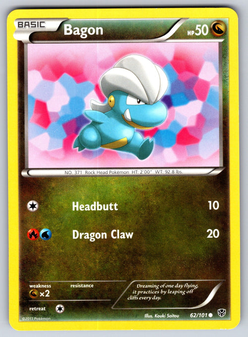 Bagon Holo Rare Dragon Vault 6/20 LP 2012