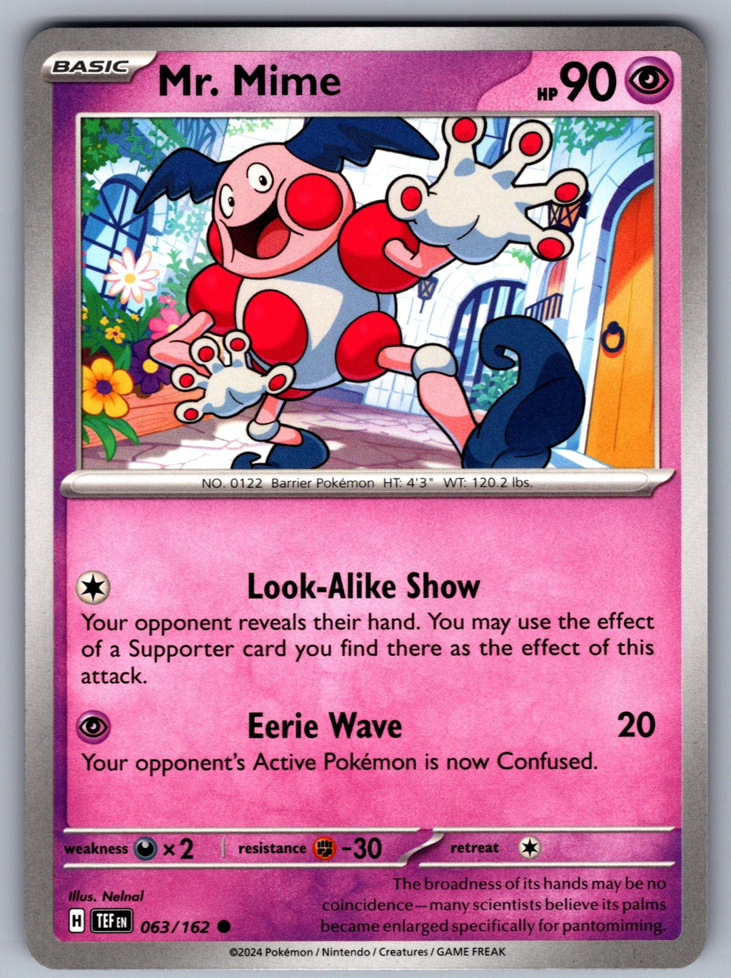 Mr. Mime Common SV05: Temporal Forces 063/162 NM 2024