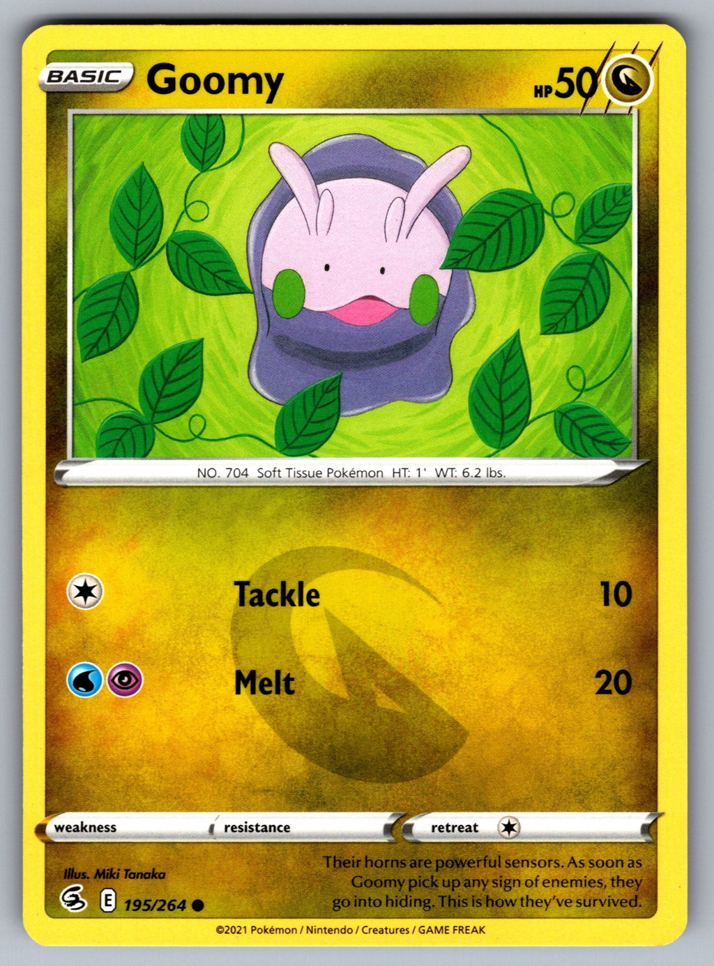 Goomy Common SWSH08: Fusion Strike 195/264 NM 2021