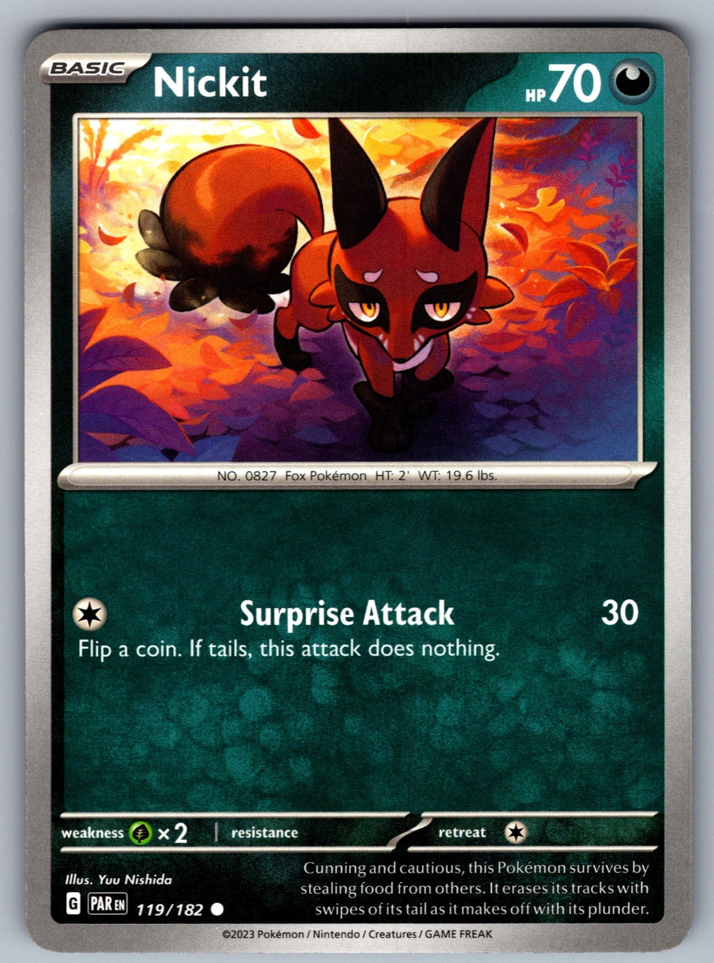Nickit Common SV04: Paradox Rift 119/182 NM 2023
