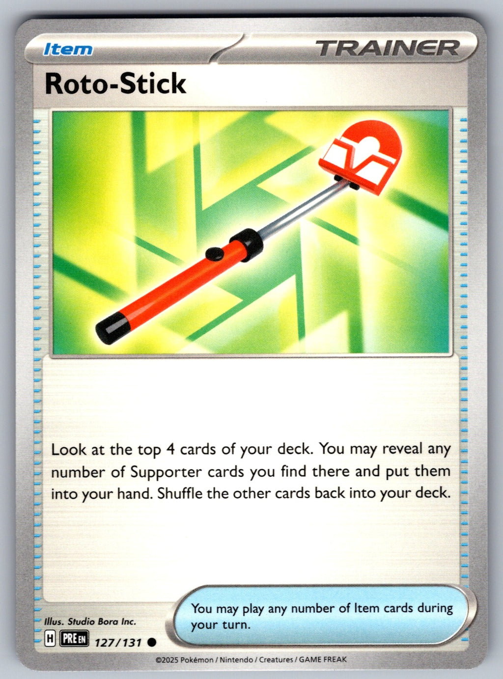 Roto-Stick Common SV: Prismatic Evolutions 127/131 NM 2025