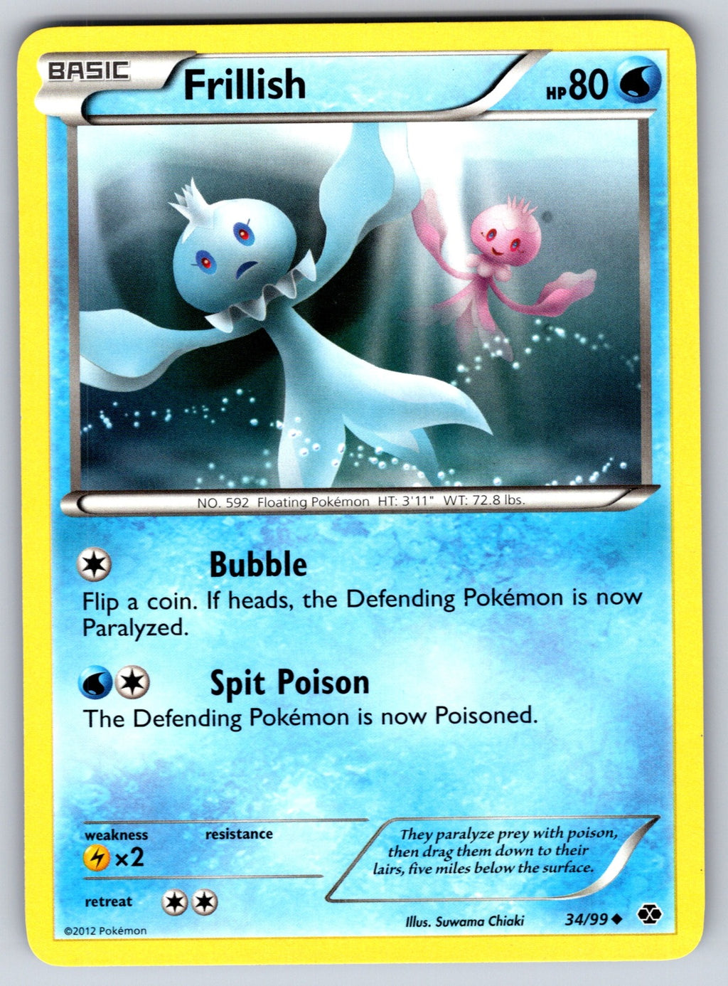 Frillish Uncommon Next Destinies 34/99 LP 2012