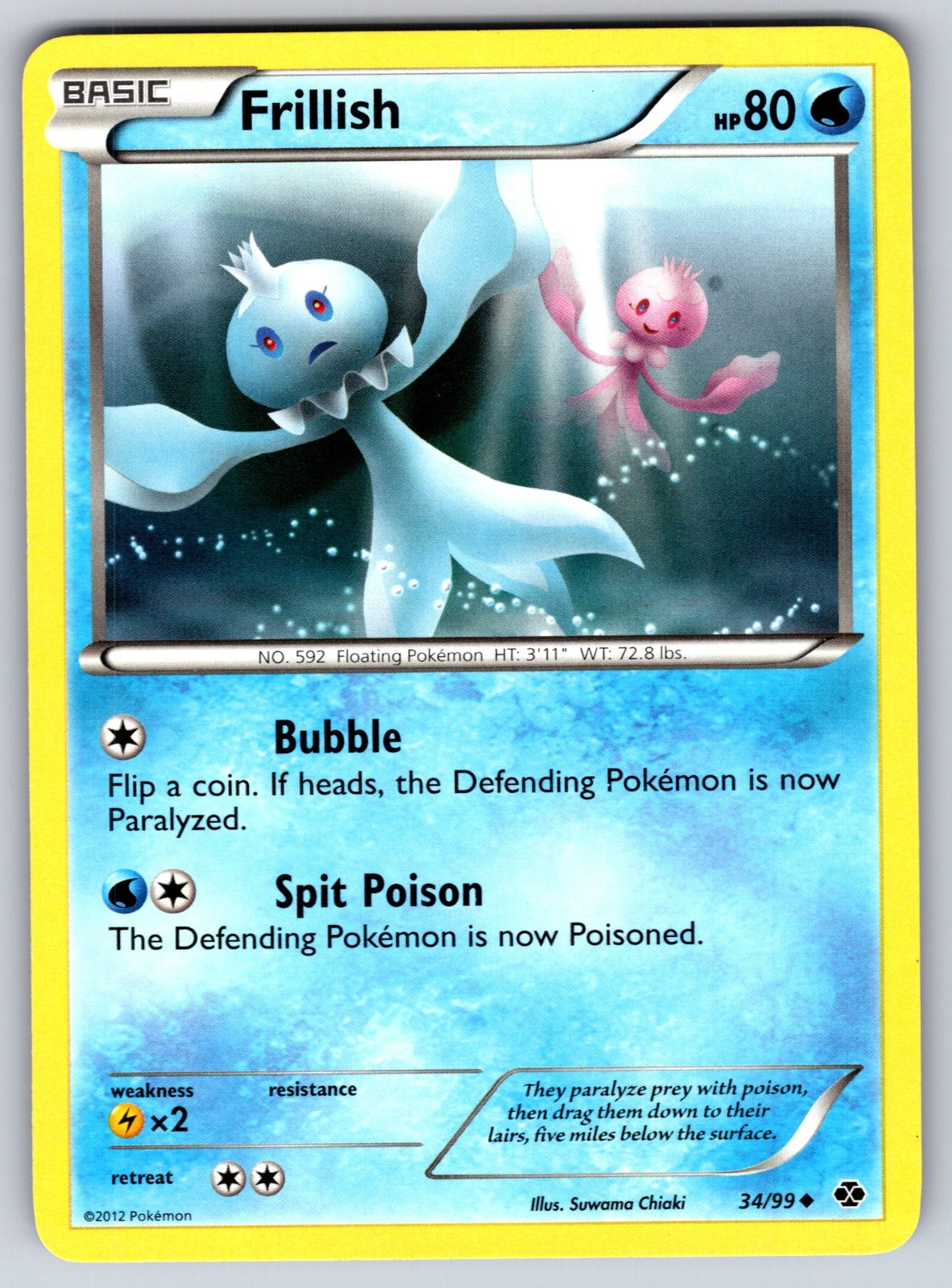 Frillish Uncommon Next Destinies 34/99 LP 2012