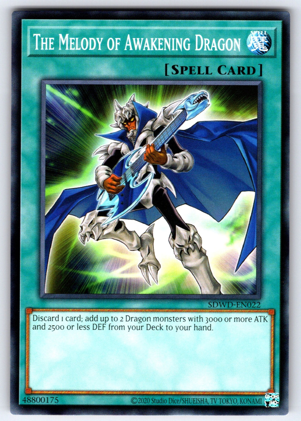 The Melody of Awakening Dragon 1st Edition Common Speed Duel: Battle City Finals