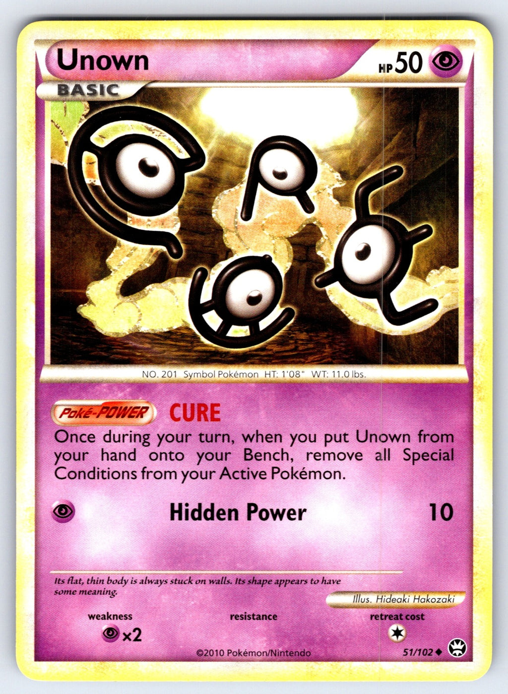 Unown Uncommon Triumphant 51/102 LP 2010