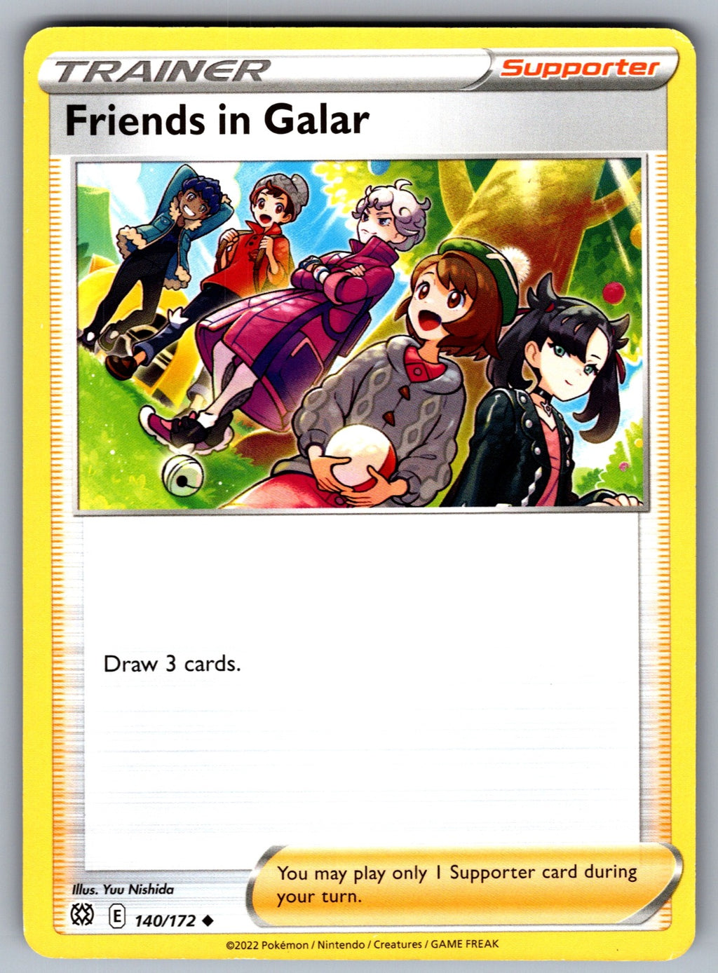 Friends in Galar Uncommon SWSH09: Brilliant Stars 140/172 NM 2022