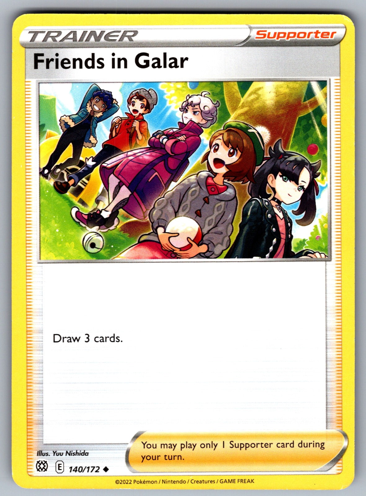 Friends in Galar Uncommon SWSH09: Brilliant Stars 140/172 NM 2022