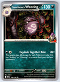 Team Rocket's Weezing Uncommon SV10: Destined Rivals 126/182 NM 2025