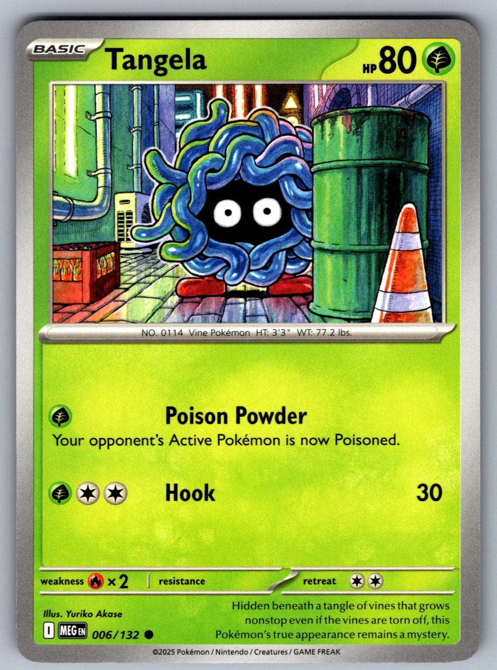 Tangela Common ME01: Mega Evolution 006/132 NM 2025
