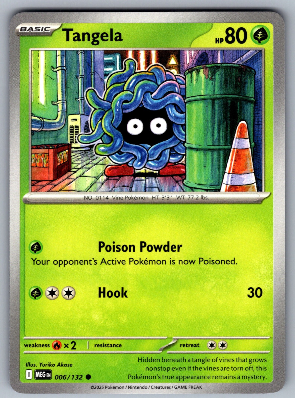 Tangela Common ME01: Mega Evolution 006/132 NM 2025