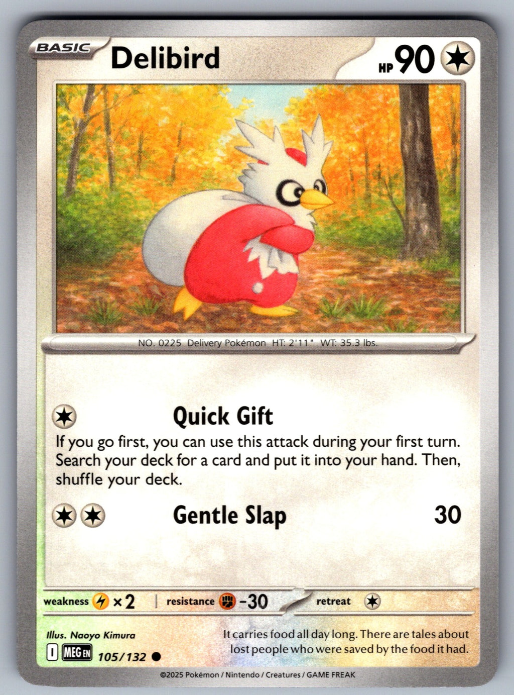 Delibird Common ME01: Mega Evolution 105/132 NM 2025