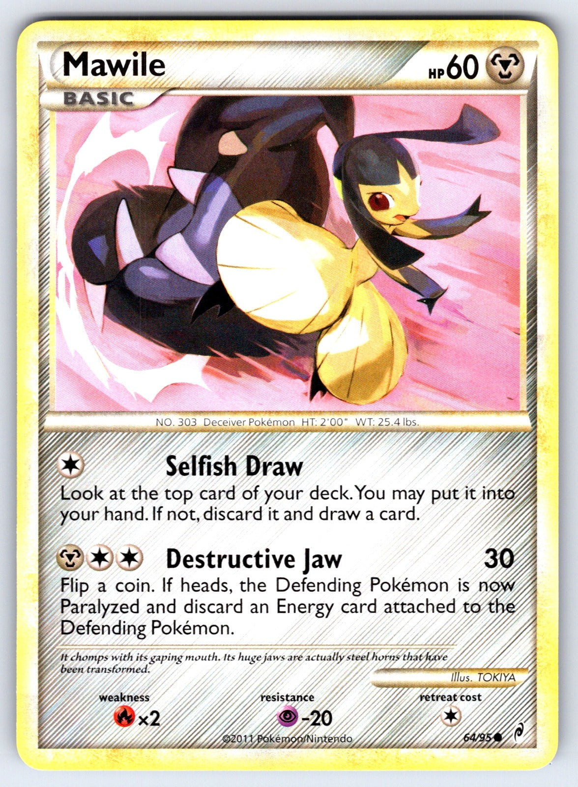 Mawile Common Call of Legends 64/95 LP 2011