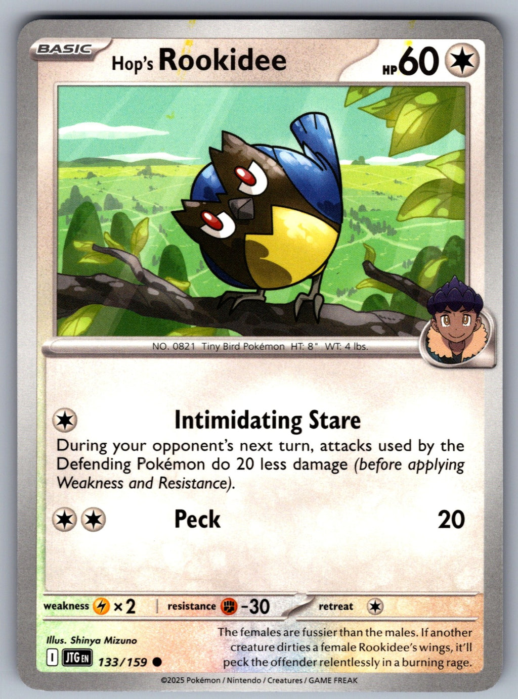 Hop's Rookidee Common SV09: Journey Together 133/159 NM 2025