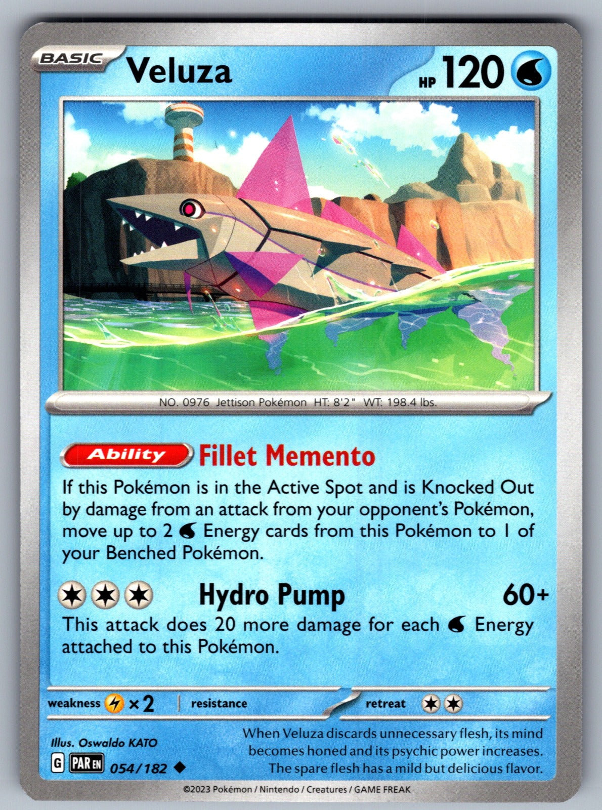 Veluza Uncommon SV04: Paradox Rift 054/182 NM 2023