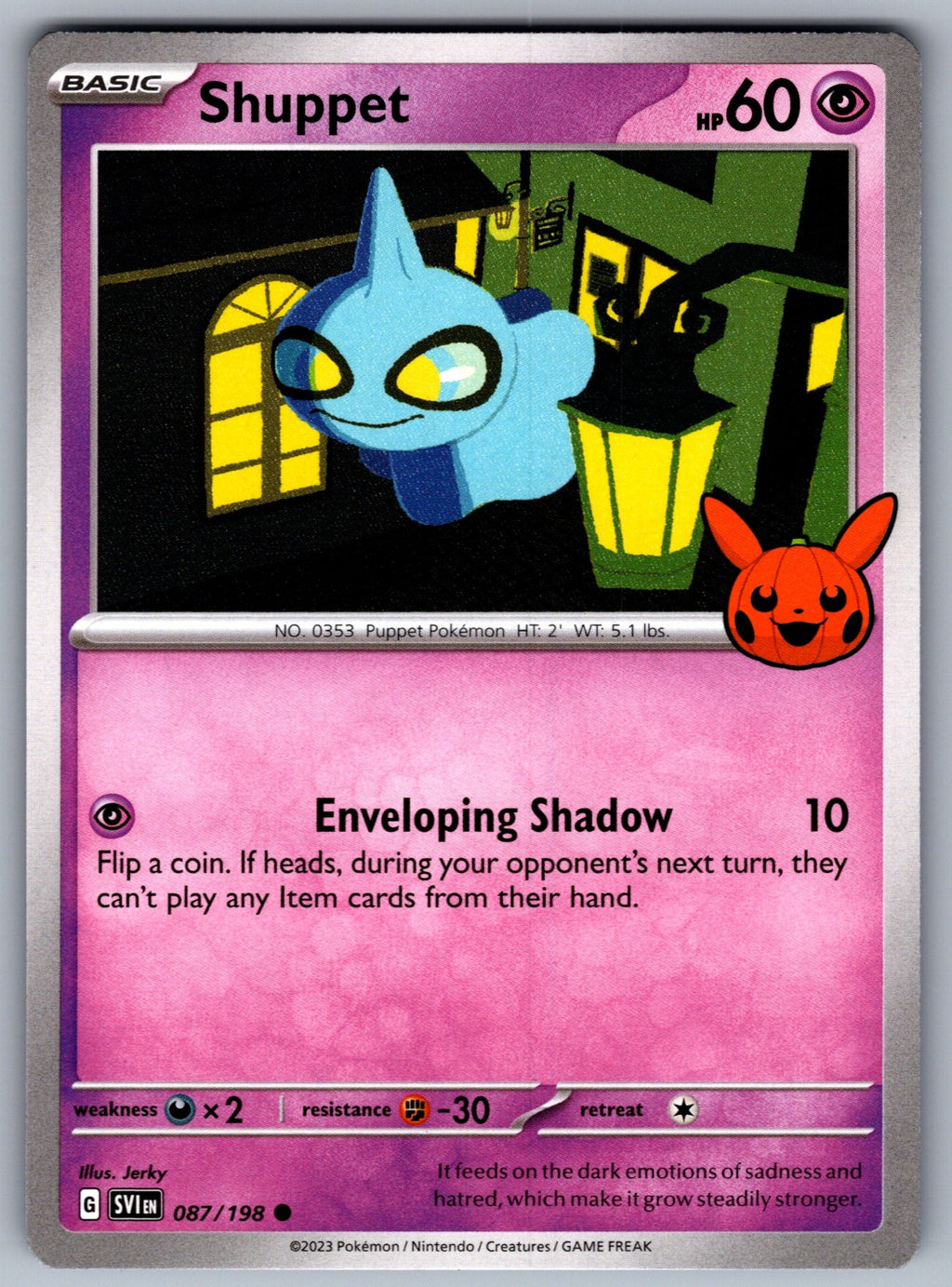 Shuppet Common Trick or Trade BOOster Bundle 2023 087/198 NM 2023