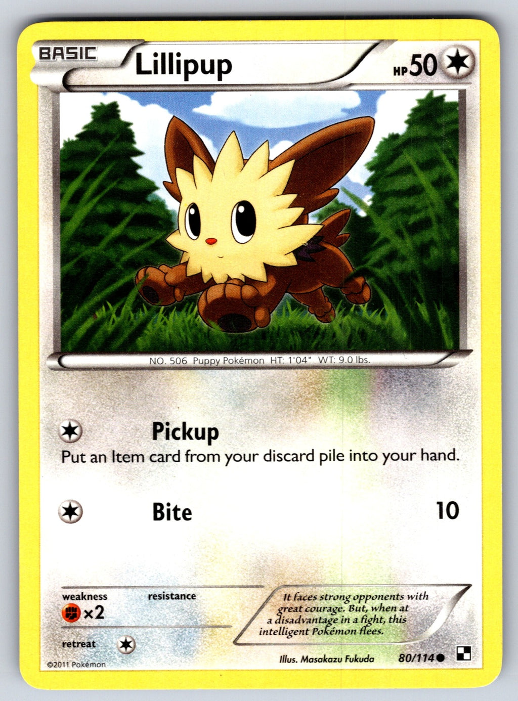 Lillipup (80) Common Black and White 80/114 LP 2011