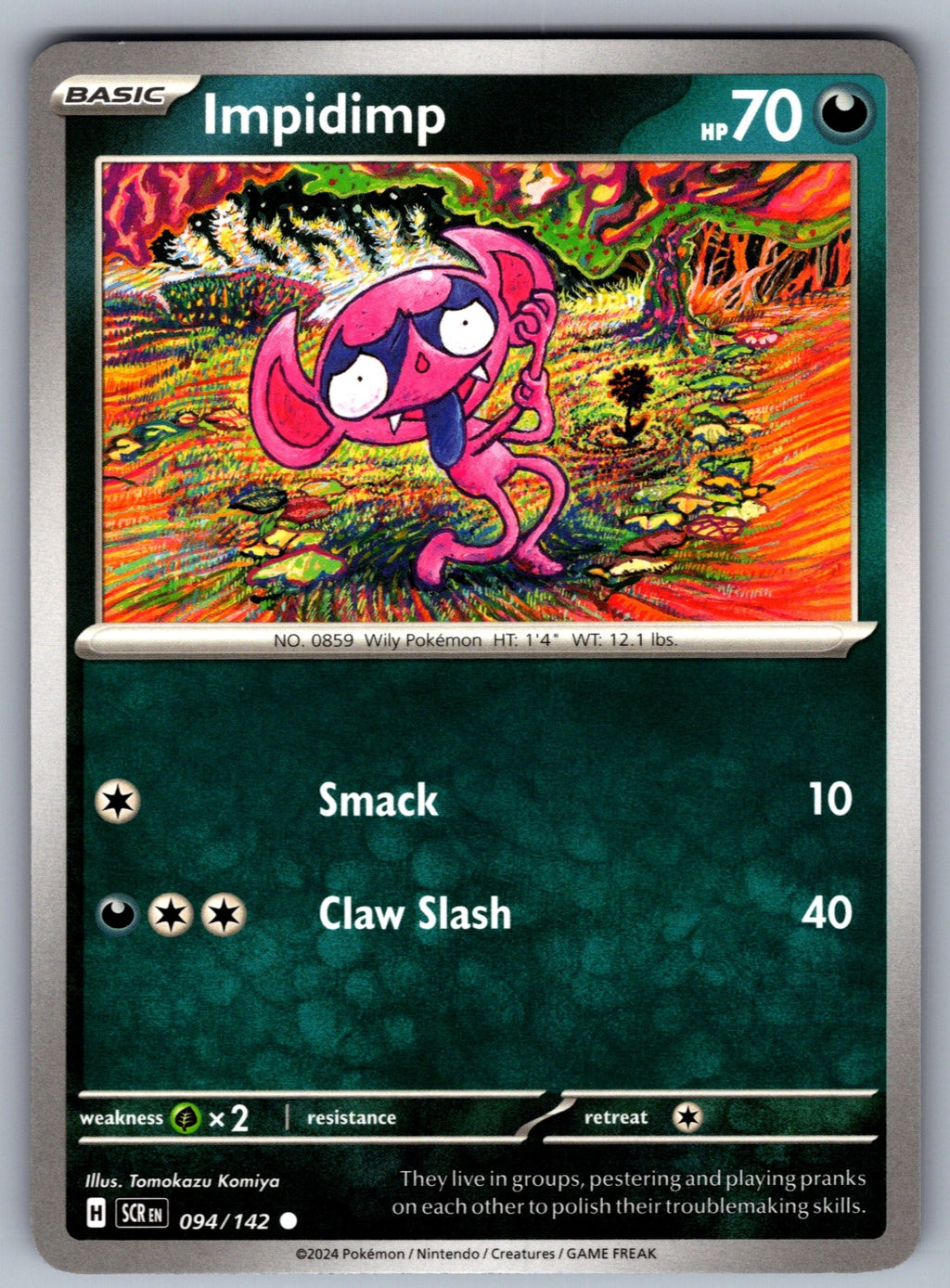 Impidimp Common SV07: Stellar Crown 094/142 NM 2024