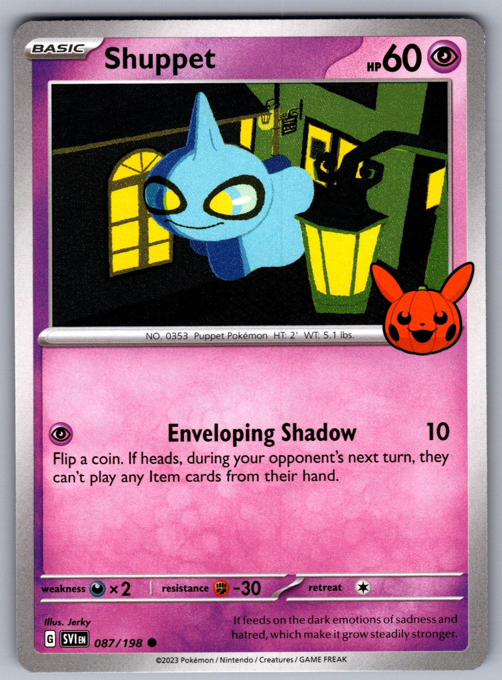 Shuppet Common Trick or Trade BOOster Bundle 2023 087/198 NM 2023