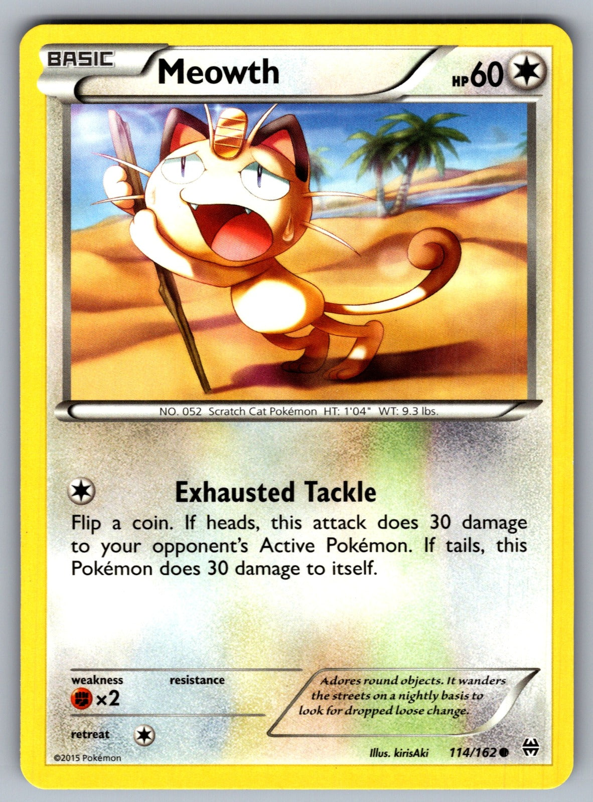 Meowth Common Generations 53/83 LP 2016