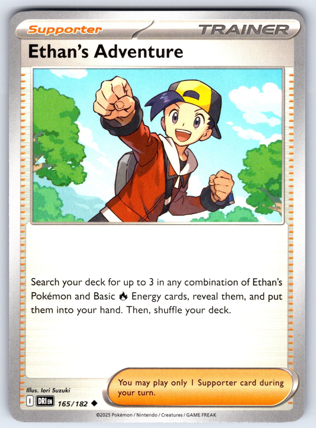 Ethan's Adventure Uncommon SV10: Destined Rivals 165/182 LP 2025