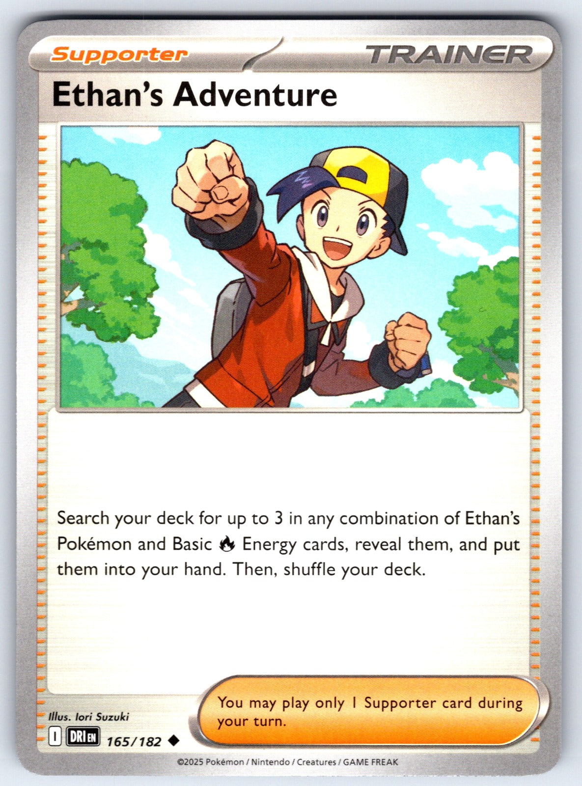 Ethan's Adventure Uncommon SV10: Destined Rivals 165/182 LP 2025