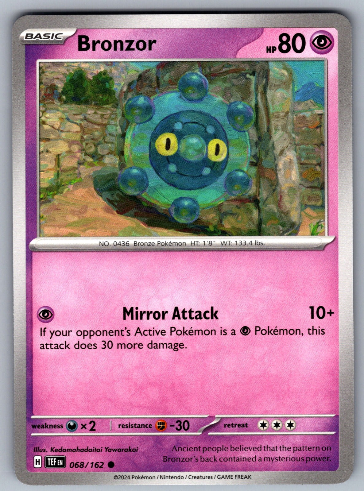 Bronzor Common SV05: Temporal Forces 068/162 NM 2024