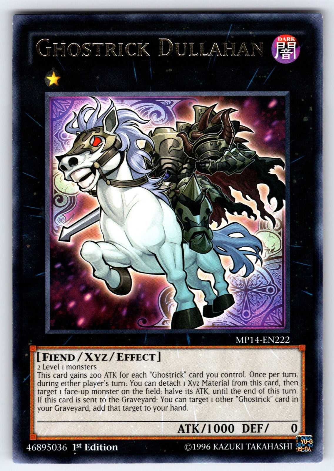 Ghostrick Dullahan Unlimited Rare 2014 Mega-Tins Mega Pack MP14-EN222 NM 2014