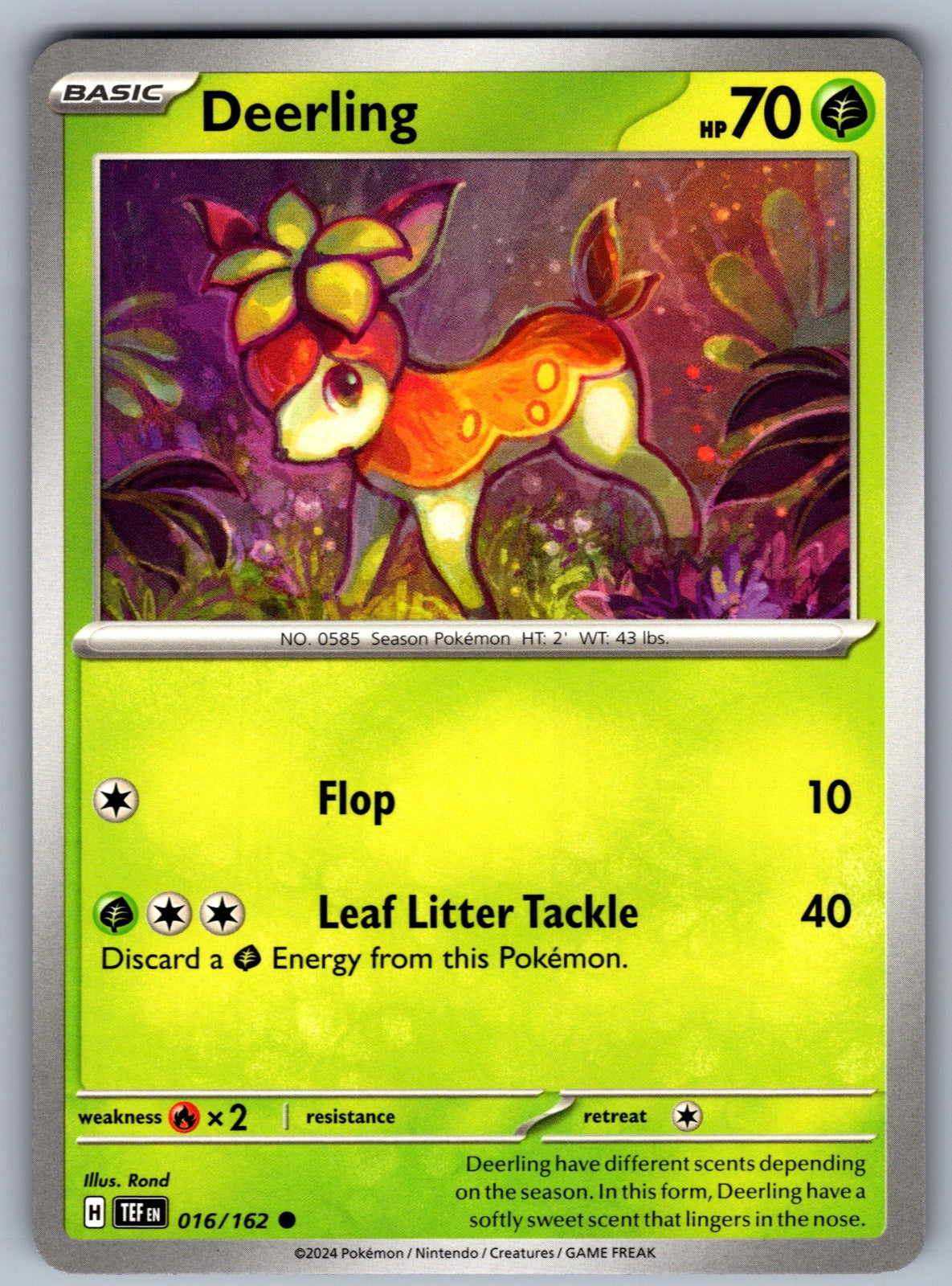 Deerling Common SV05: Temporal Forces 016/162 NM 2024