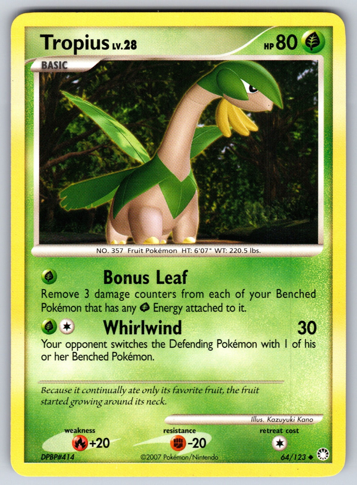 Tropius Uncommon Mysterious Treasures 64/123 LP 2007