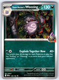 Team Rocket's Weezing Uncommon SV10: Destined Rivals 126/182 NM 2025