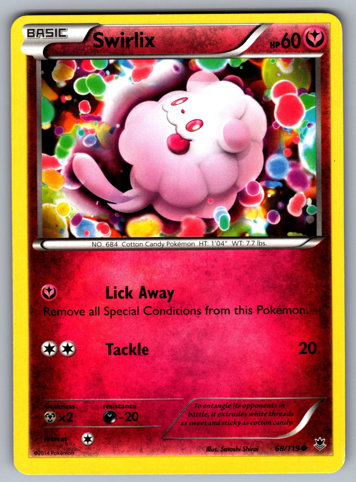 Swirlix Common XY - Phantom Forces 68/119 LP 2014