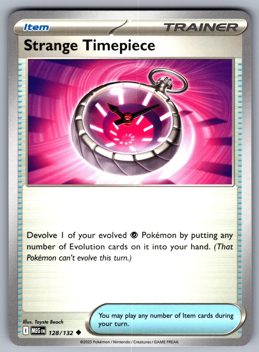 Strange Timepiece Uncommon ME01: Mega Evolution 128/132 NM 2025