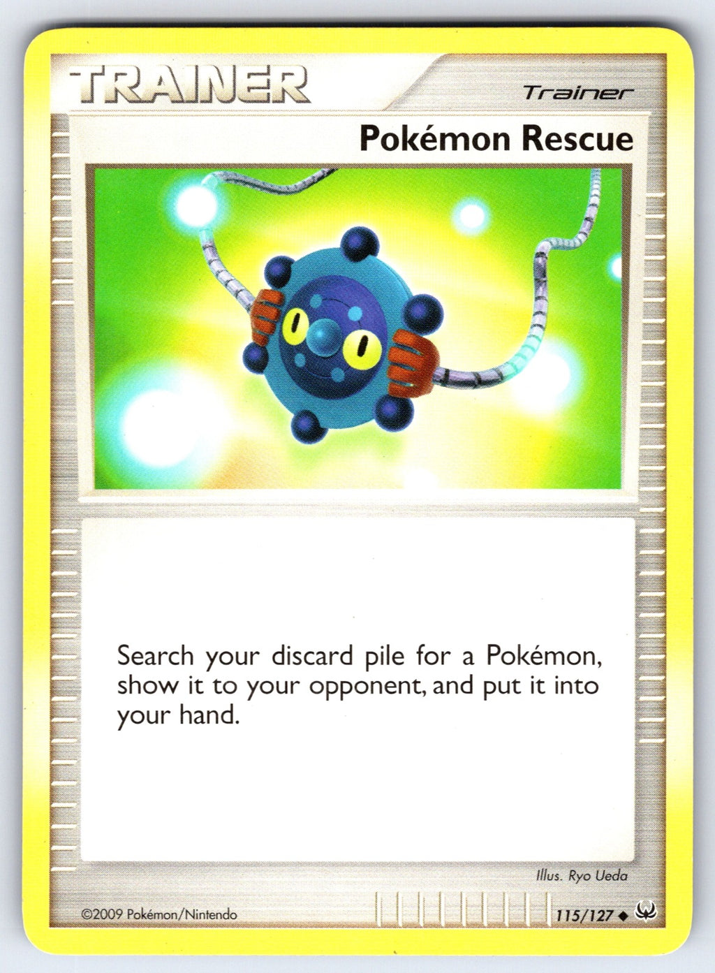 Pokemon Rescue Uncommon Platinum 115/127 LP 2009