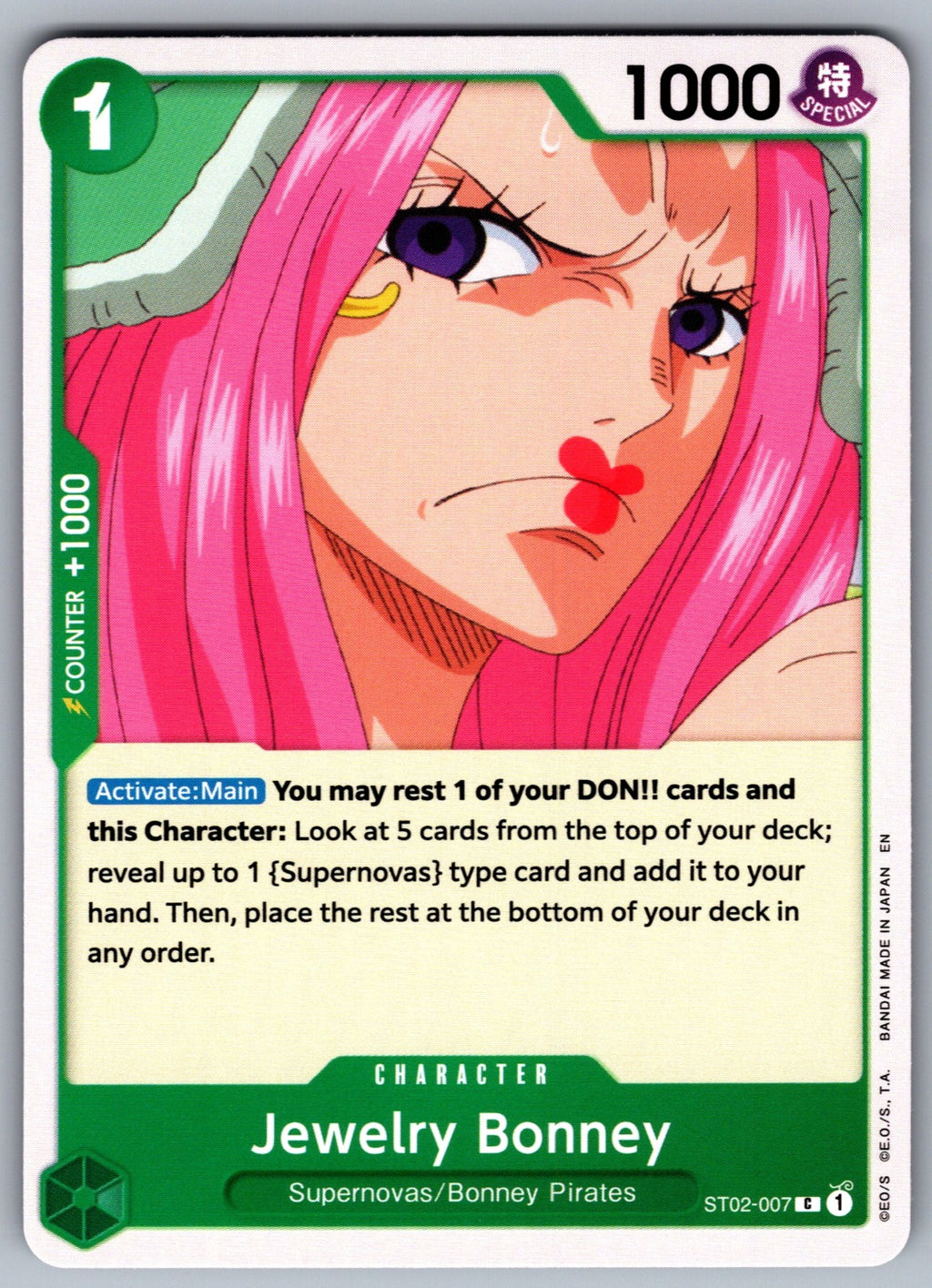 Jewelry Bonney C Revision Pack Cards ST02-007 NM 2024
