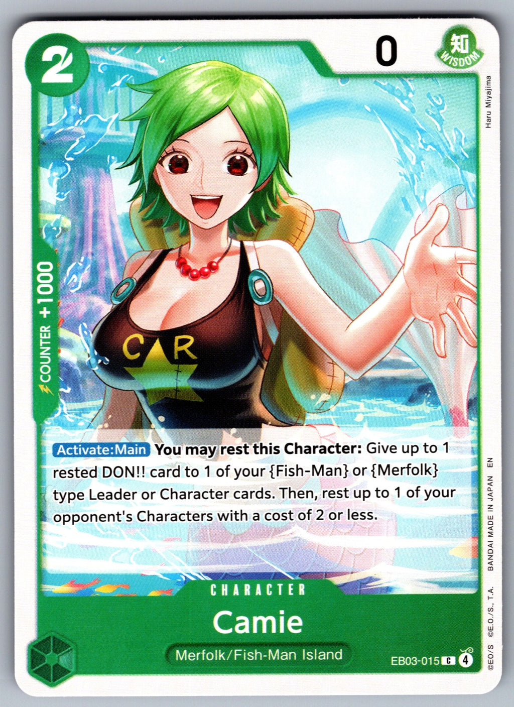 Camie C Extra Booster: One Piece Heroines Edition EB03-015 NM 2026