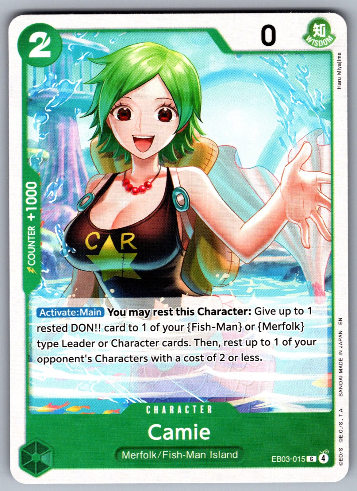 Camie C Extra Booster: One Piece Heroines Edition EB03-015 NM 2026