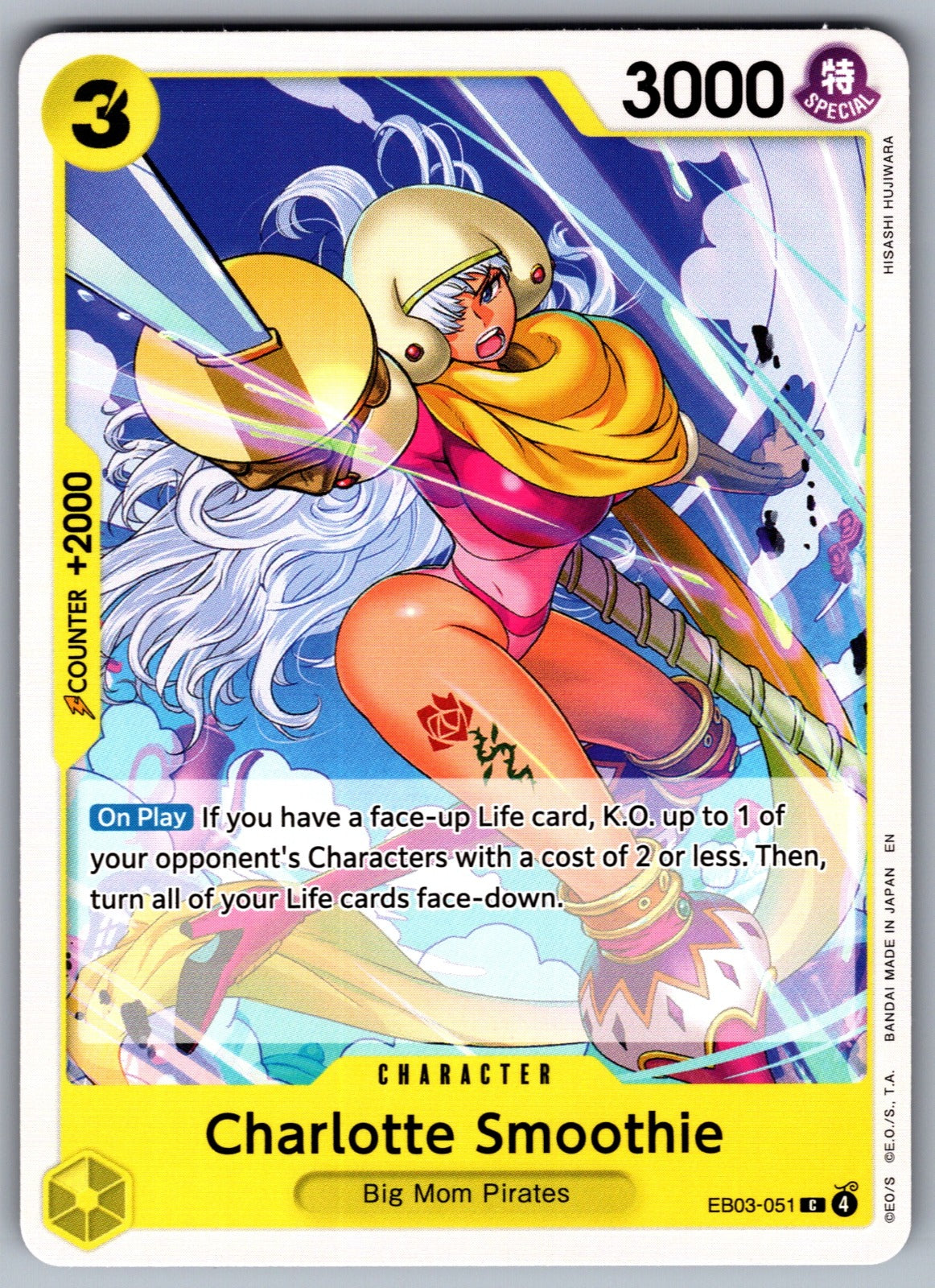 Charlotte Smoothie C Extra Booster: One Piece Heroines Edition EB03-051 NM 2026