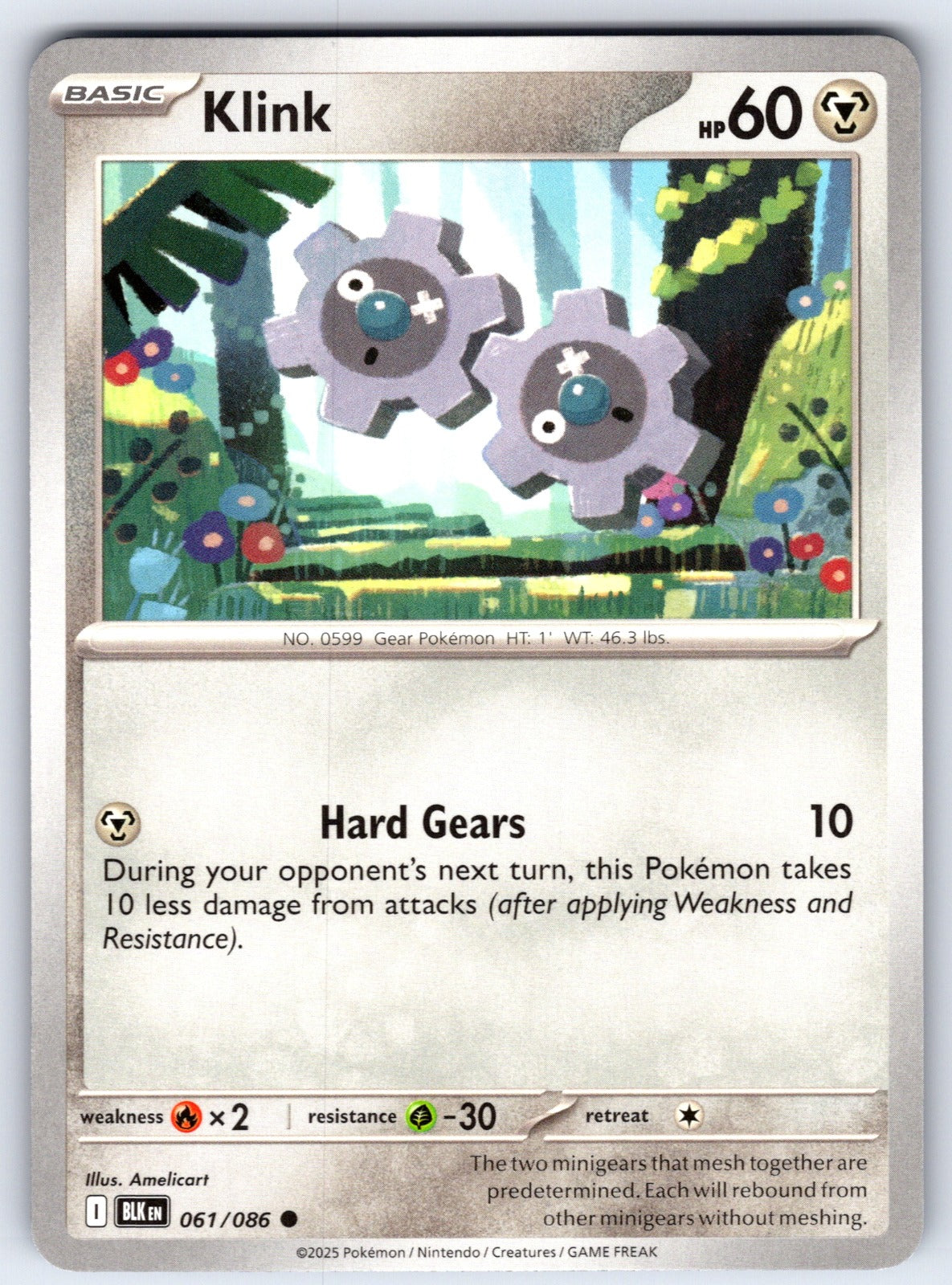 Klink Common SV: Black Bolt 061/086 NM 2025