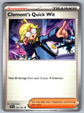Clemont's Quick Wit Uncommon SV08: Surging Sparks 167/191 NM 2024