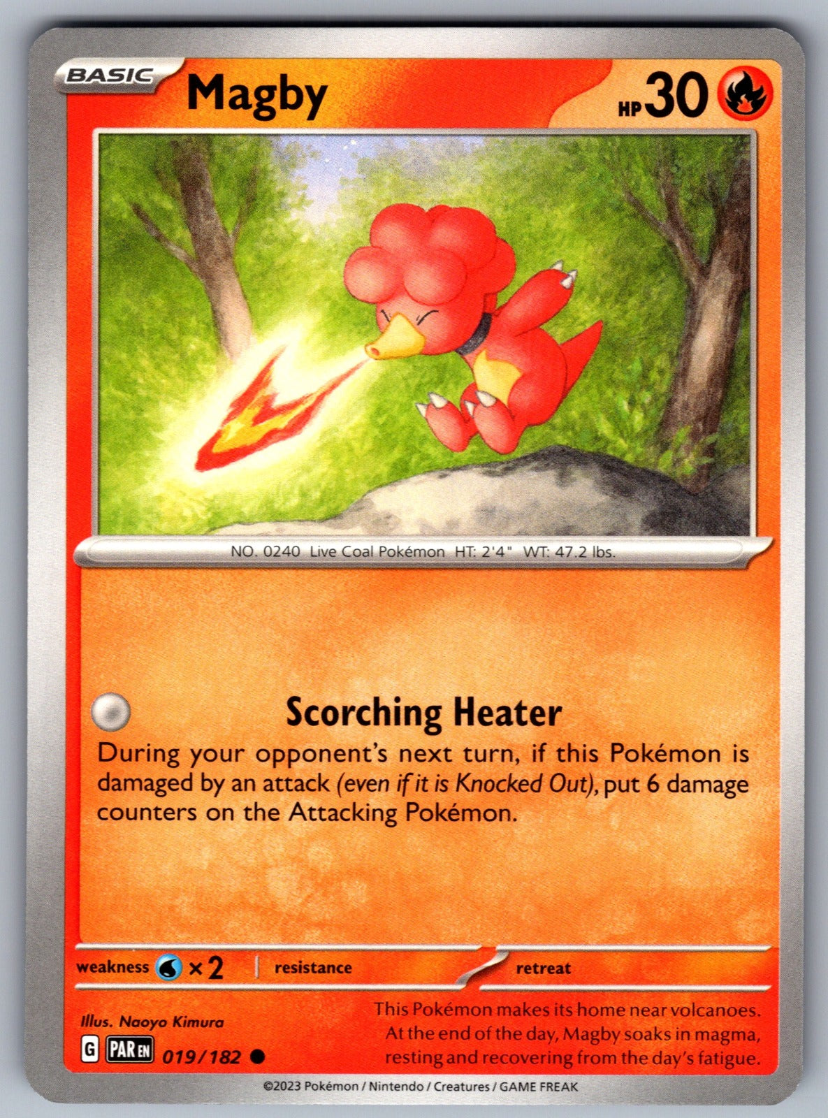 Magby Common SV04: Paradox Rift 019/182 NM 2023