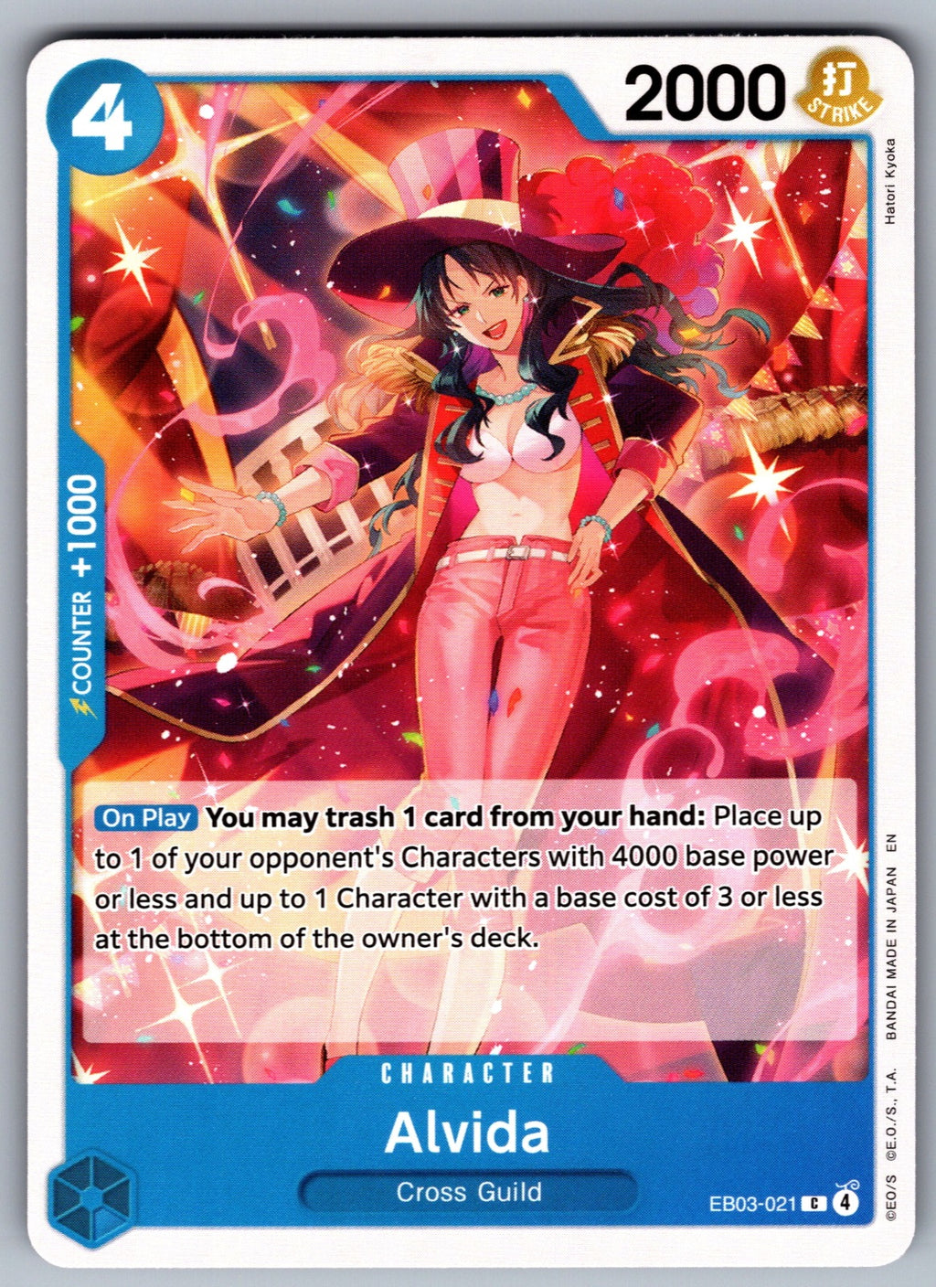 Alvida C Extra Booster: One Piece Heroines Edition EB03-021 NM 2026