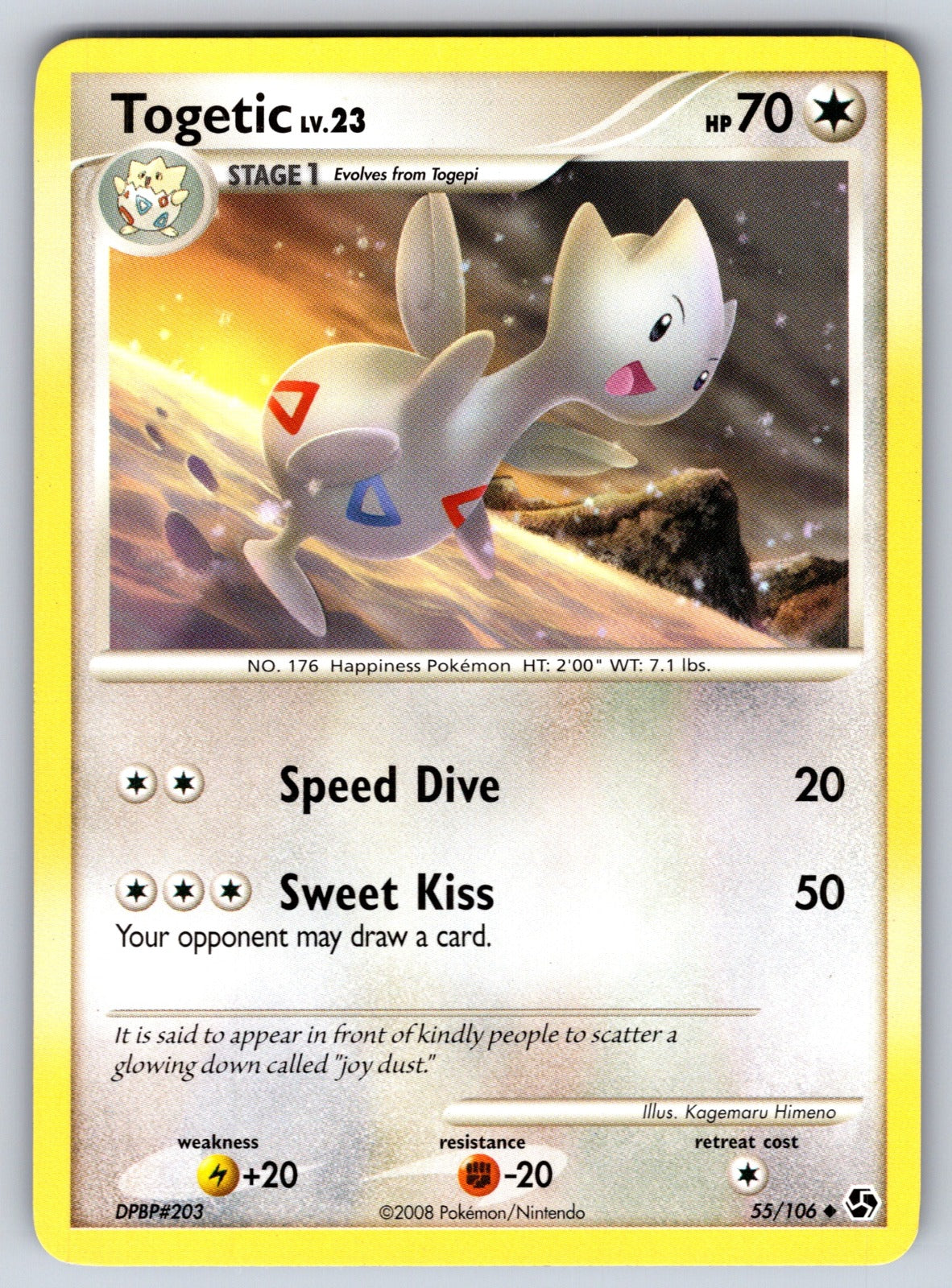 Togetic Uncommon Great Encounters 55/106 LP 2008