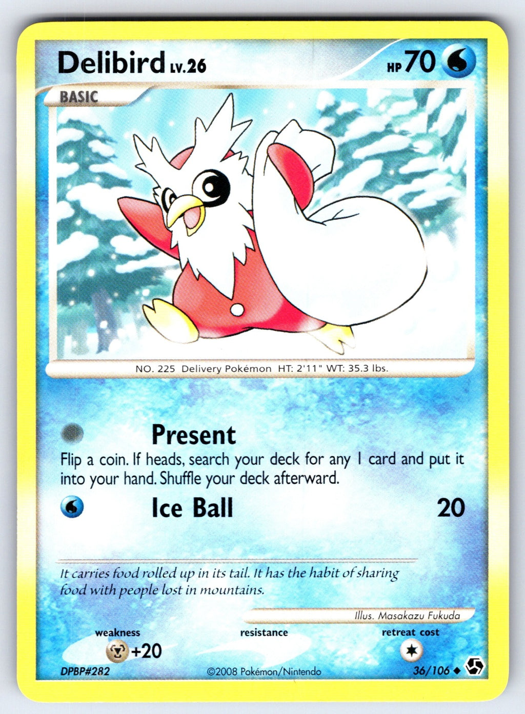 Delibird Uncommon Great Encounters 36/106 LP 2008