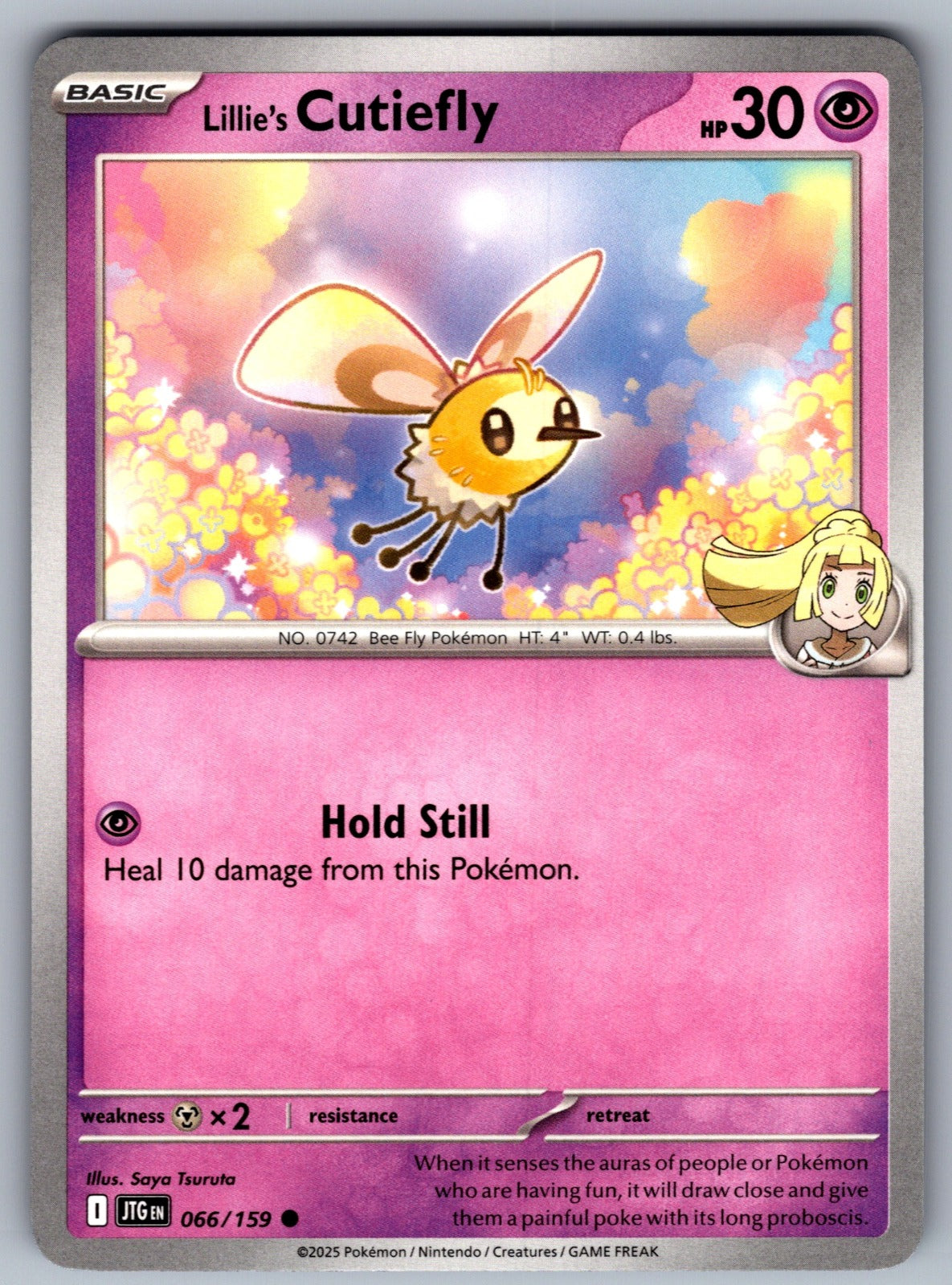 Lillie's Cutiefly Common SV09: Journey Together 066/159 NM 2025