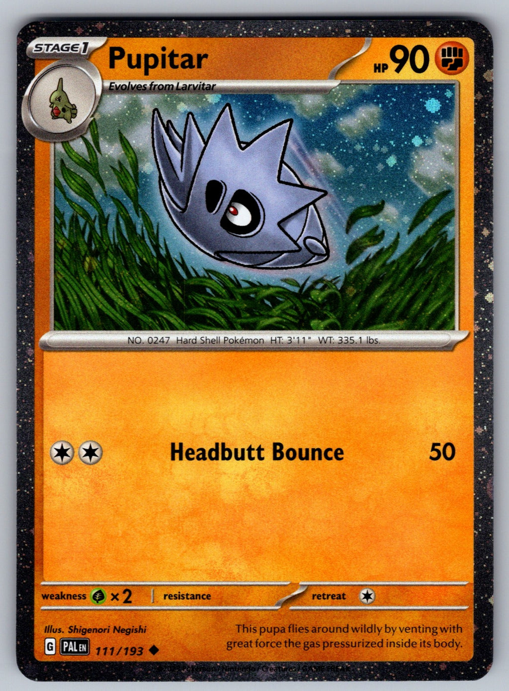 Pupitar Uncommon SV02: Paldea Evolved 111/193 NM 2023