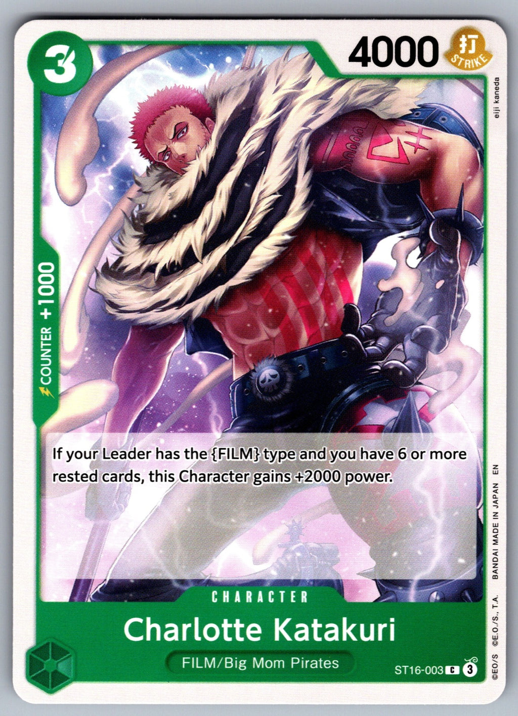 Charlotte Katakuri C Starter Deck 16: GREEN Uta ST16-003 NM 2024