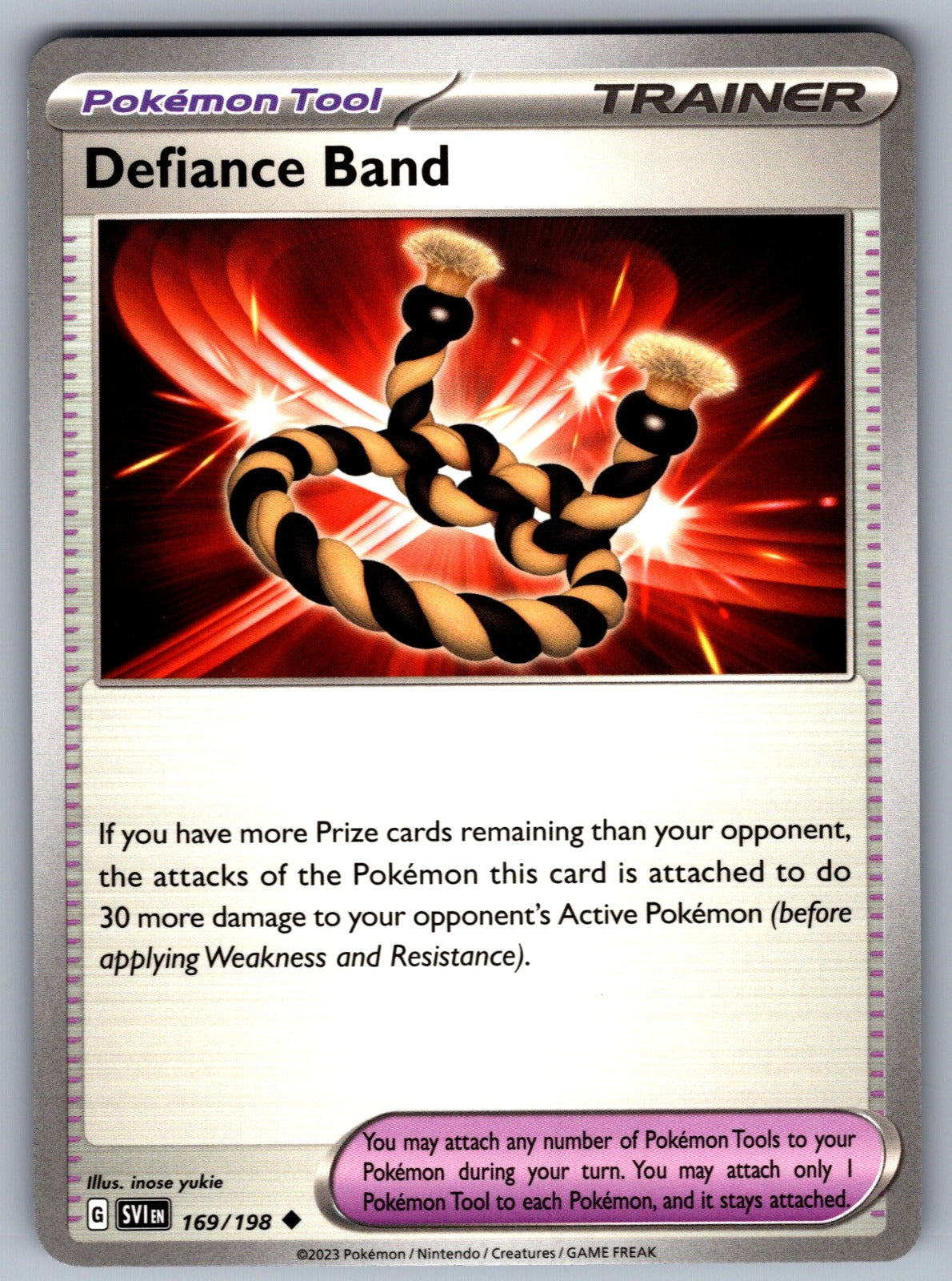 Defiance Band Uncommon SV01: Scarlet & Violet Base Set 169/198 NM 2023