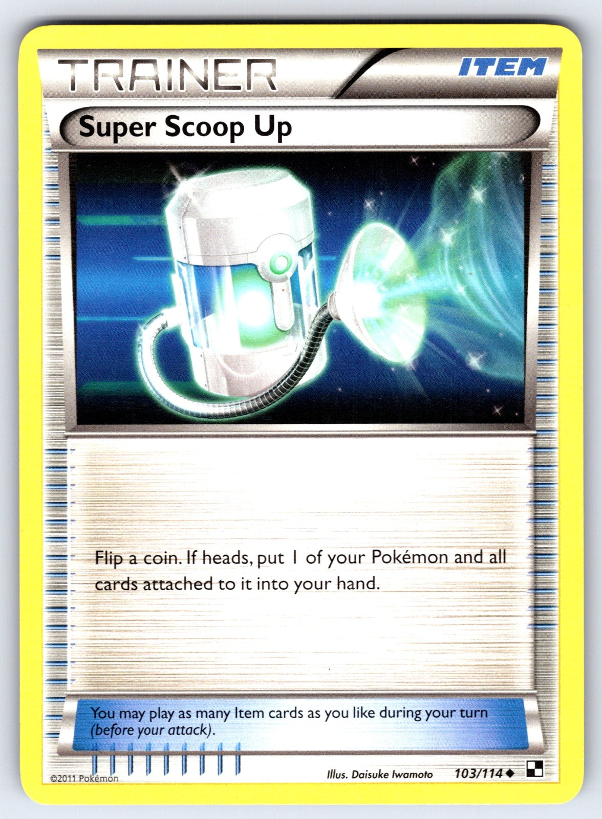 Super Scoop Up Uncommon Black and White 103/114 LP 2011