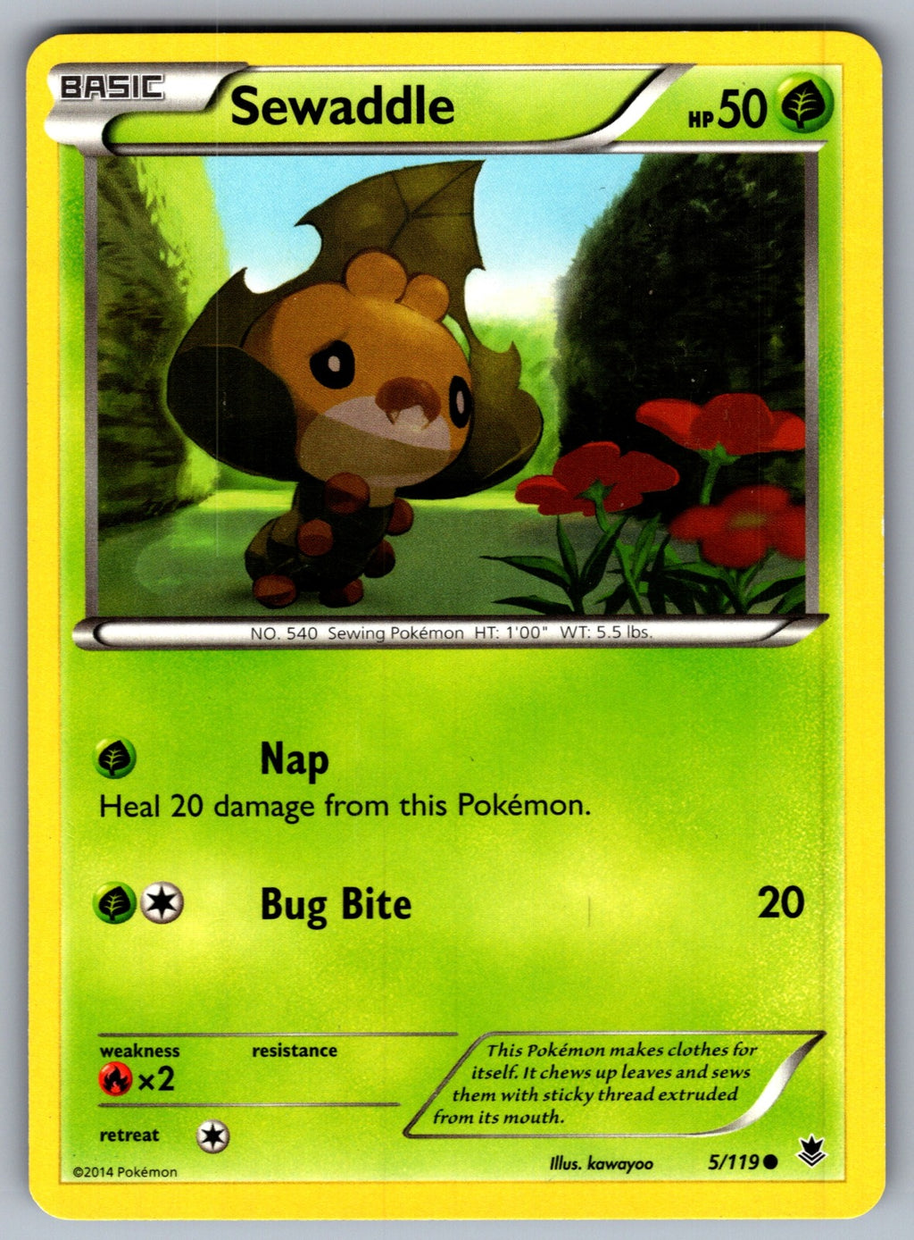 Sewaddle Common XY - Phantom Forces 5/119 LP 2014